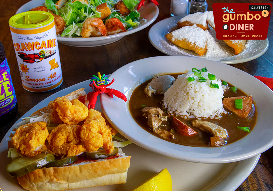 gumbo-diner A past client of Falcontail Marketing and Design is The Gumbo Diner in Galveston.