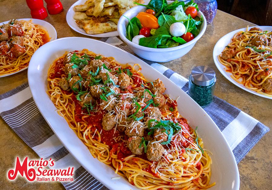 marios Mario's Seawall Italian Restaurant partnered with Falcontail Marketing and Design in 2017.