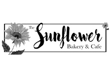 the-sunflower-b-w-logo Falcontail Marketing & Design client list: The Sunflower Bakery & Cafe, Galveston