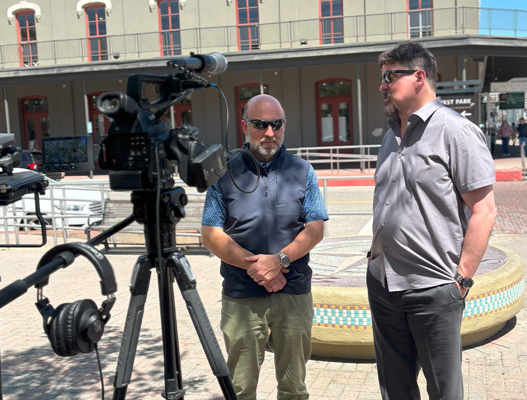 On-camera interview-falcontail Falcontail’s full-service podcast production covers concept, scriptwriting, filming, editing, and publishing to major streaming platforms. Listen to our 1,839-episode library or book a consultation to start your podcast.