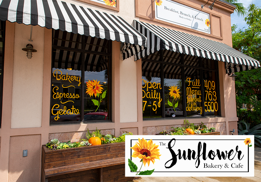 Sunflower-Bakery-Cafe-Review-Homepage The Sunflower Bakery & Cafe, Galveston, TX - marketing agency - Falcontail Marketing and Design